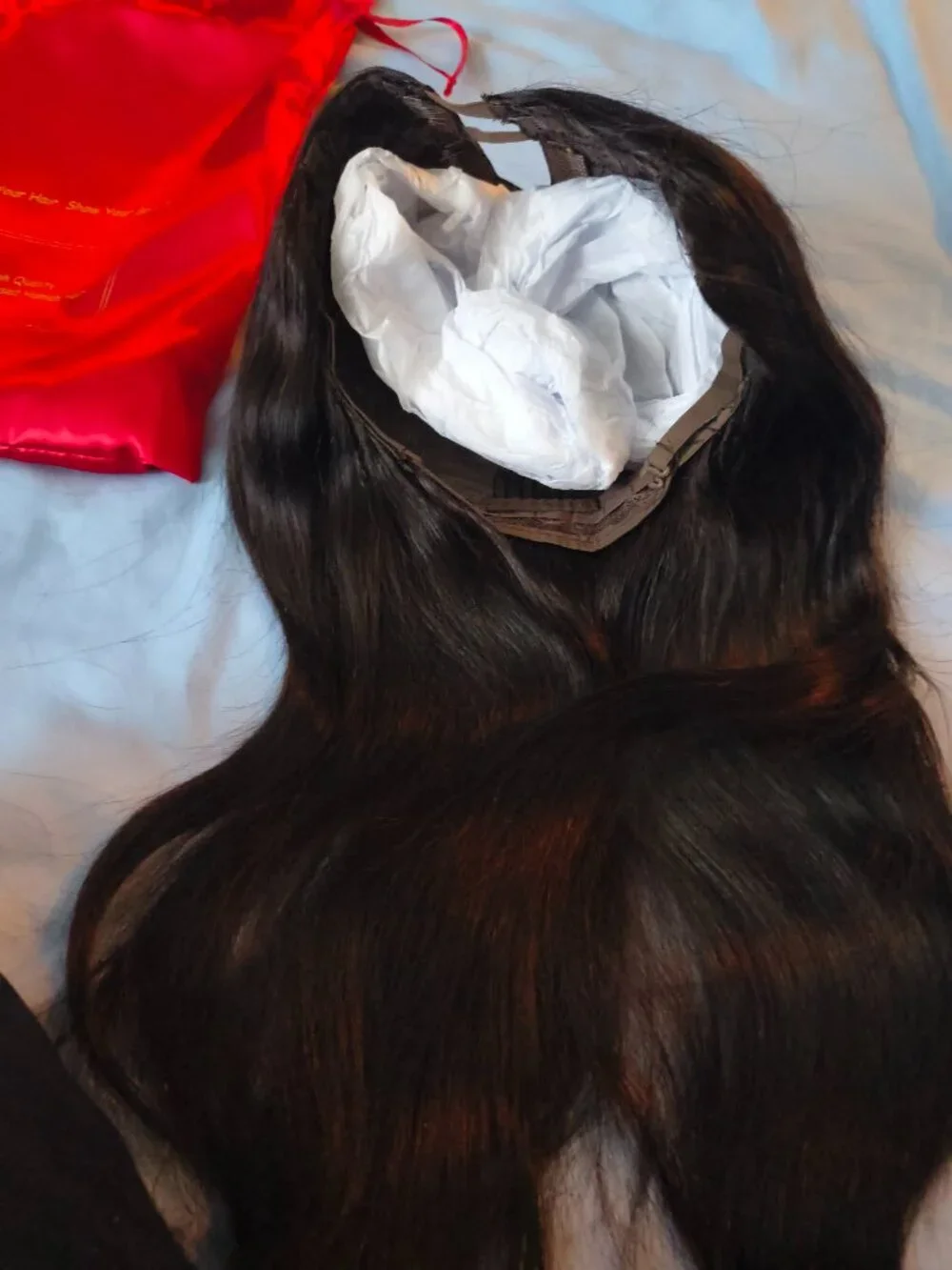 U Part Human Hair Wig Straight